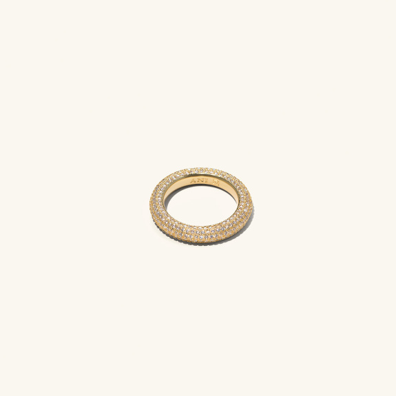Pavé Ring Gold in the group Shop / Rings at ANI (ANI411)
