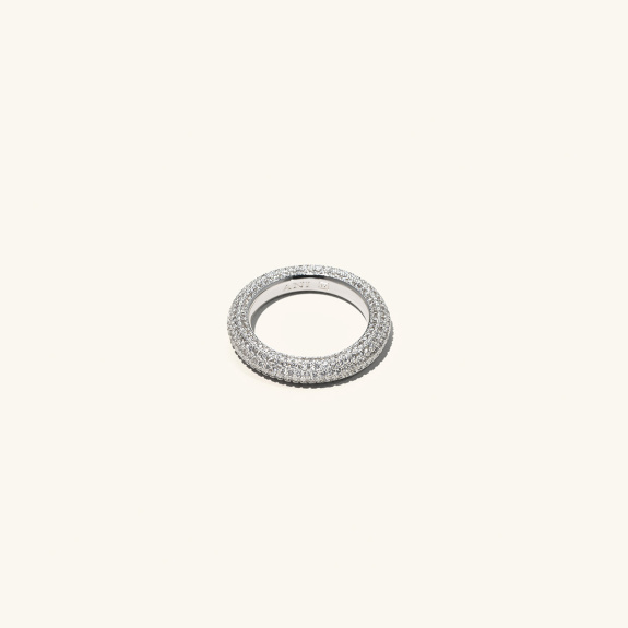 Pavé Ring Silver in the group Shop / Rings at ANI (ANI412)