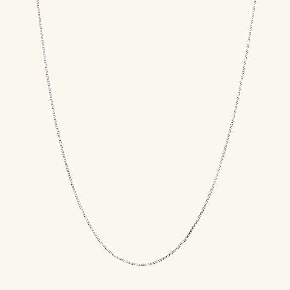 Thin Chain Necklace Silver - 60 cm in the group Shop / Necklaces at ANI (ANI631)