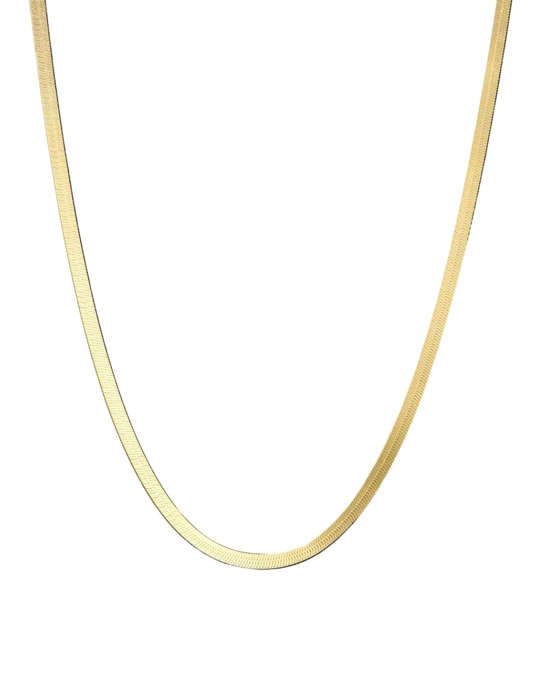 Herringbone necklace hot sale gold men