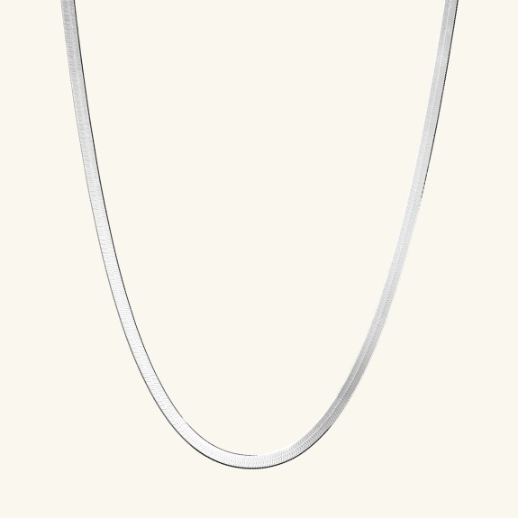 Herringbone Necklace Silver - 41 cm in the group Shop / Necklaces at ANI (ANI634)