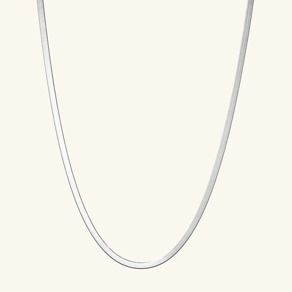 Herringbone Necklace Silver - 47 cm in the group Shop / Necklaces at ANI (ANI635)