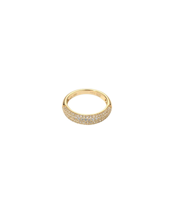 Half Pavé Ring Gold in the group Shop / Rings at ANI (ANI666)