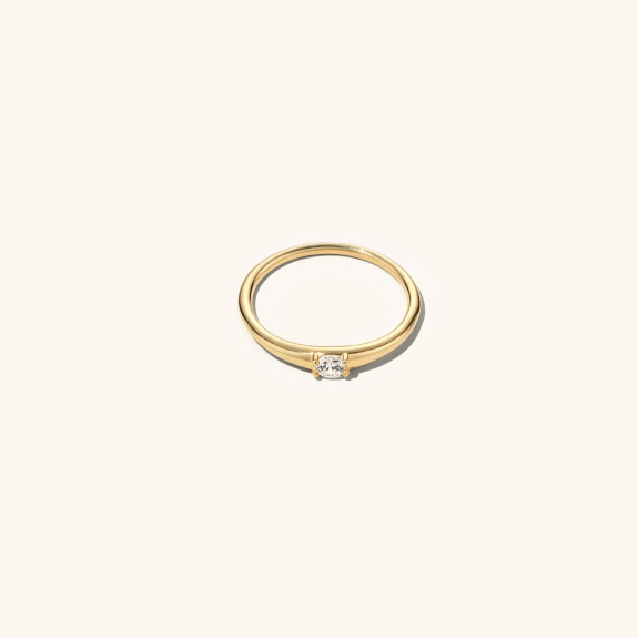 Solitaire Ring Gold - 16 mm in the group Shop / Leaving soon at ANI (ANI681)