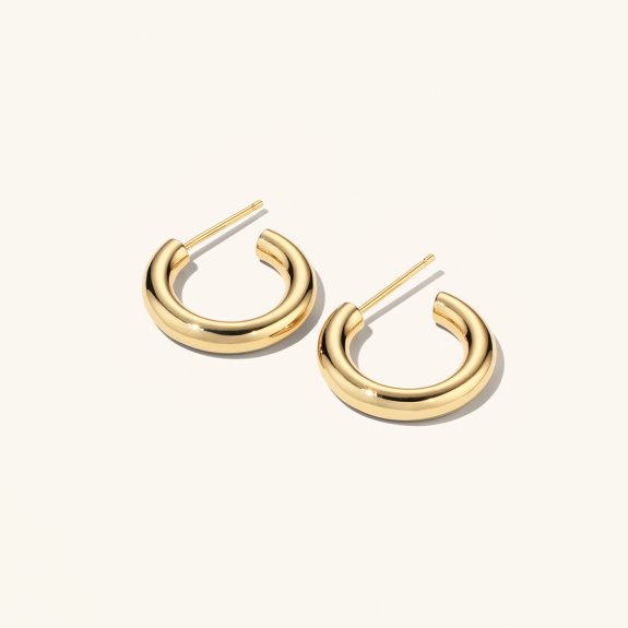 Bold Hoops Gold - 20 mm in the group Shop / Earrings at ANI (ANI693)