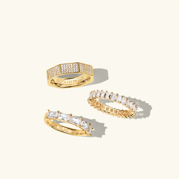 Ring Stack Kit - Gold in the group Shop / Rings at ANI (ANI_SET_003)