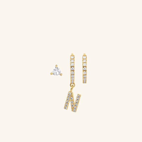 Lovisa Ear Stack Kit - Gold in the group Shop / Earrings at ANI (ANI_SET_004)