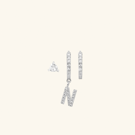 Lovisa Ear Stack Kit - Silver in the group Shop / Earrings at ANI (ANI_SET_005)