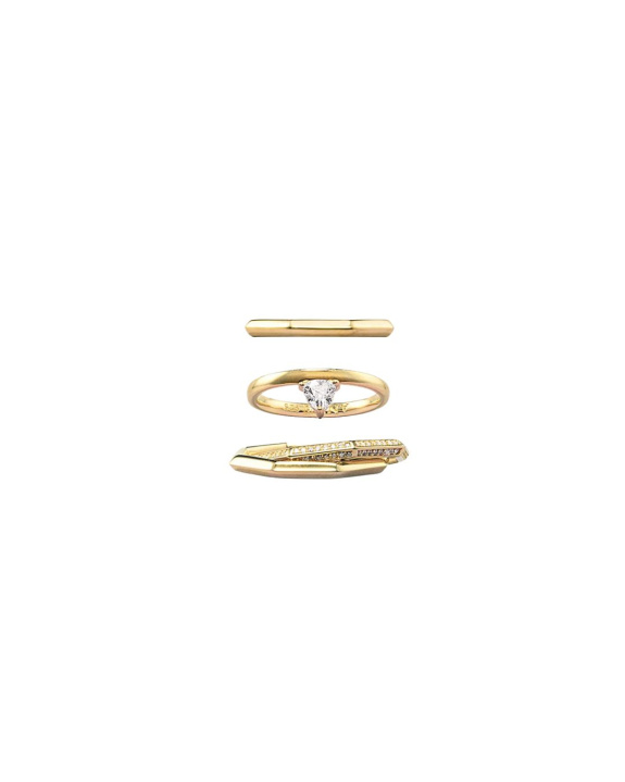 Octagon Ring Stack Kit - Gold in the group Shop / Rings at ANI (ANI_SET_010)