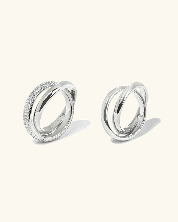 Dualité Ring Kit - Silver in the group Shop / Rings at ANI (ANI_SET_025)