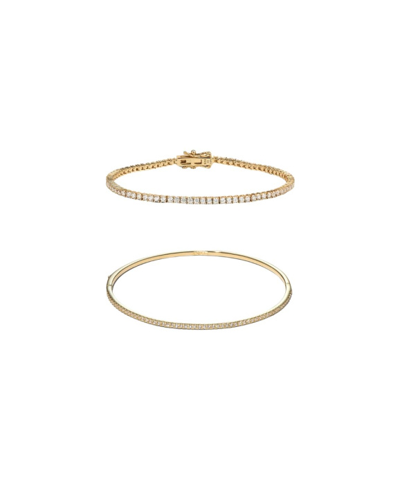 Tennis and Stone Cuff Kit - Gold in the group Shop / Kit at ANI (ANI_SET_032)