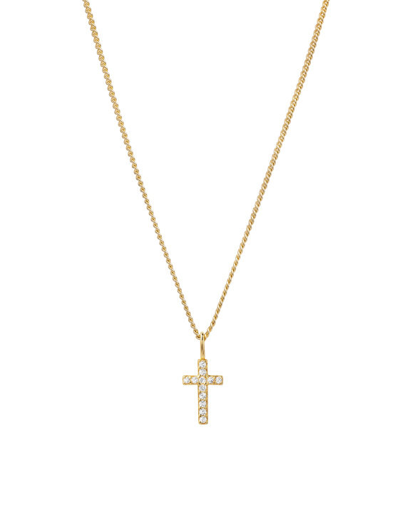 Cross Charm Necklace Gold in the group Shop / Necklaces at ANI (ANI_SET_065)