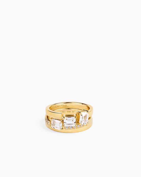 Tris Emerald Kit - Gold in the group Shop / Rings at ANI (ANI_SET_076)