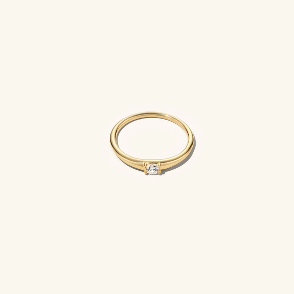 Solitaire Ring Gold in the group Shop / Rings at ANI (ANI_VA_003)