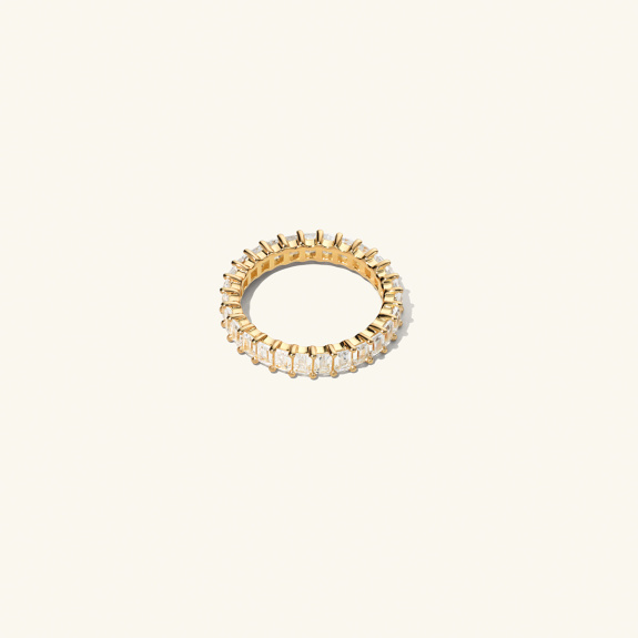 Eternity Baguette Ring Gold in the group Shop / Rings at ANI (ANI_VA_015)