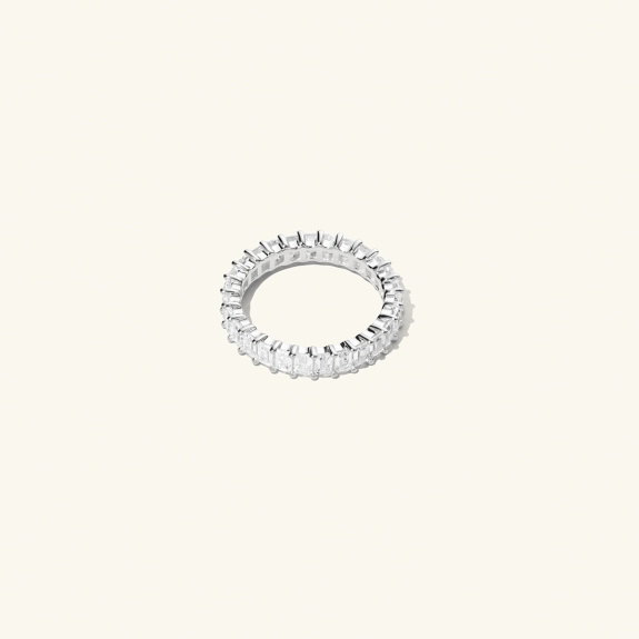 Eternity Baguette Ring Silver in the group Shop / Rings at ANI (ANI_VA_016)