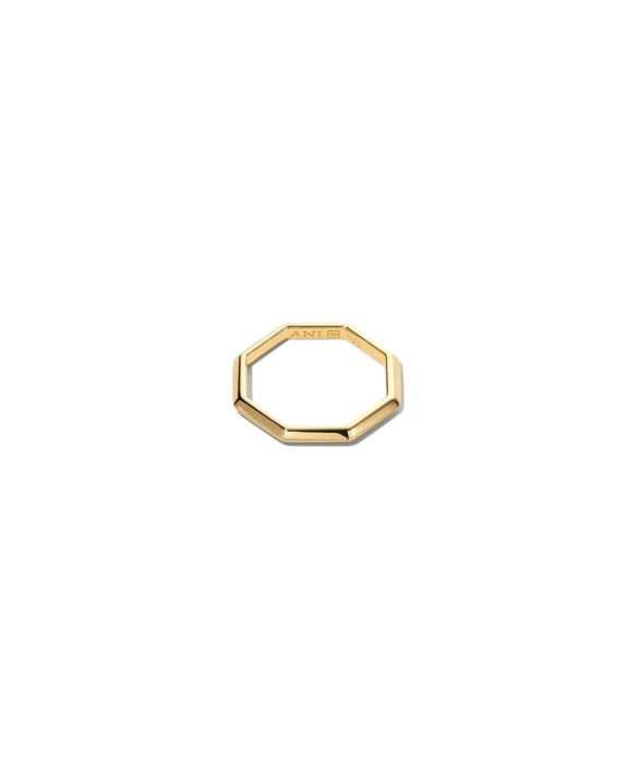 Triangle Octagon Ring Gold in the group Shop / Rings at ANI (ANI_VA_023)