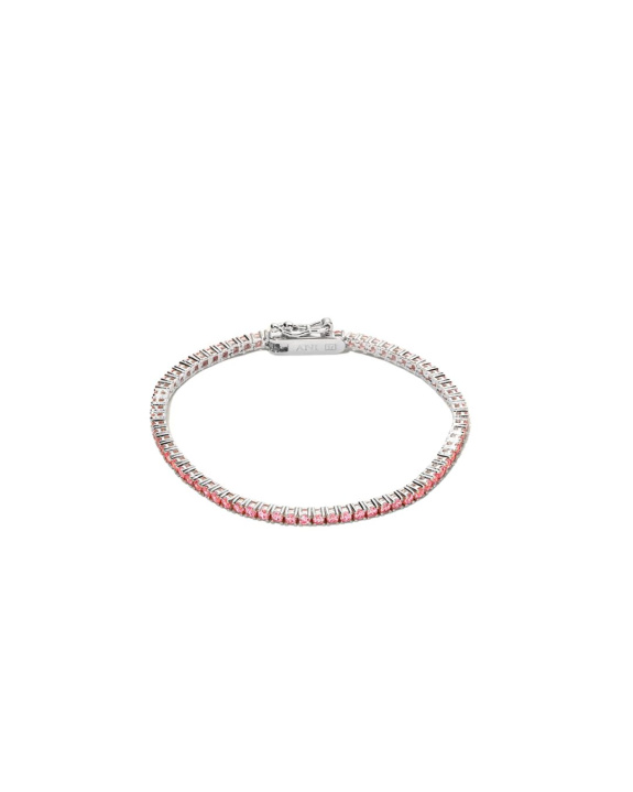 Tennis Bracelet Pink Silver in the group Shop / Bracelets at ANI (ANI_VA_026)