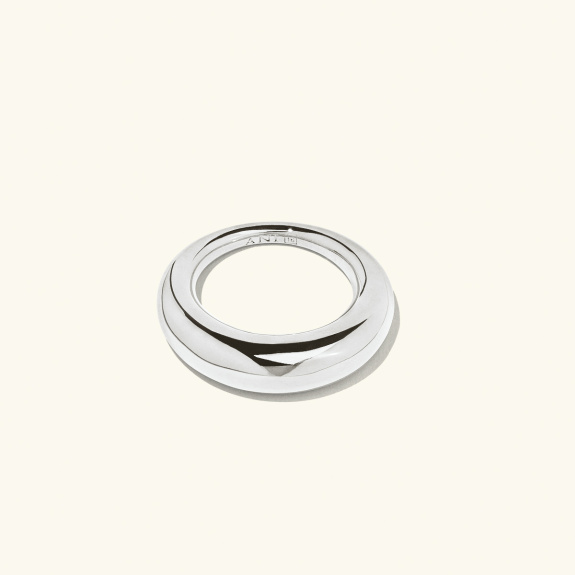 Ellipse Ring Silver in the group Shop / Rings at ANI (ANI_VA_045)