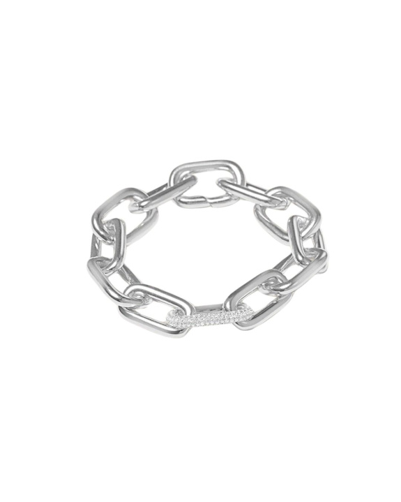 Chain Bracelet Pavé Silver in the group Shop / Bracelets at ANI (ANI_VA_055)