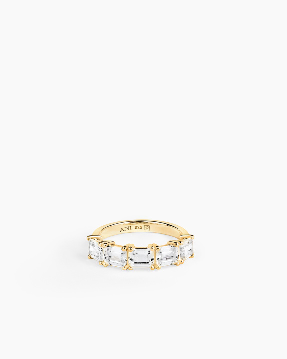 Half Emerald Ring Gold in the group Shop / Rings at ANI (ANI_VA_102)