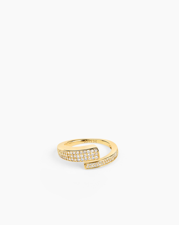 Pen Pavé Ring Gold in the group Shop / Rings at ANI (ANI_VA_110)